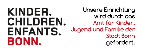 Logo kinder. children. enfants. bonn.